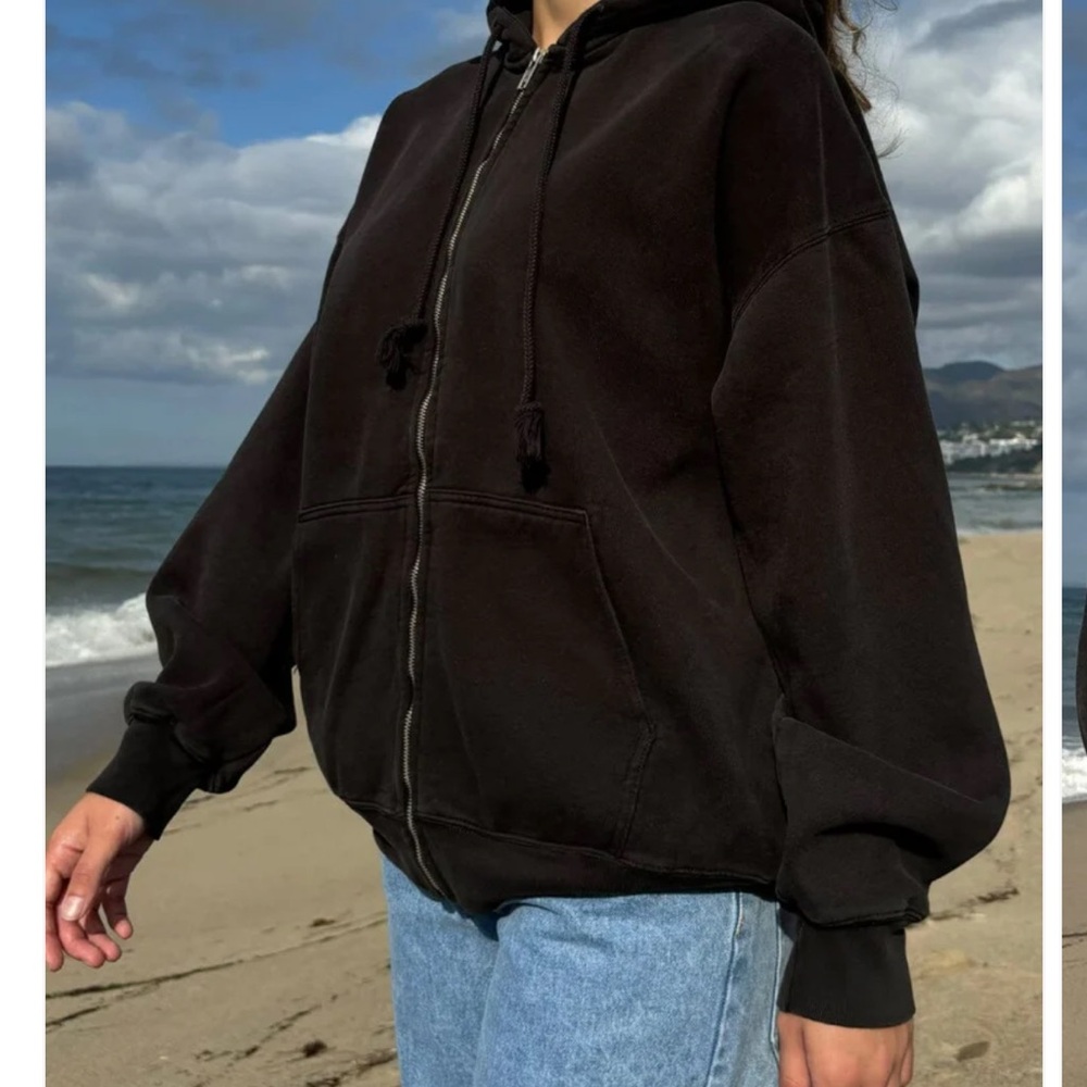 Women's Black Hoodie Jacket